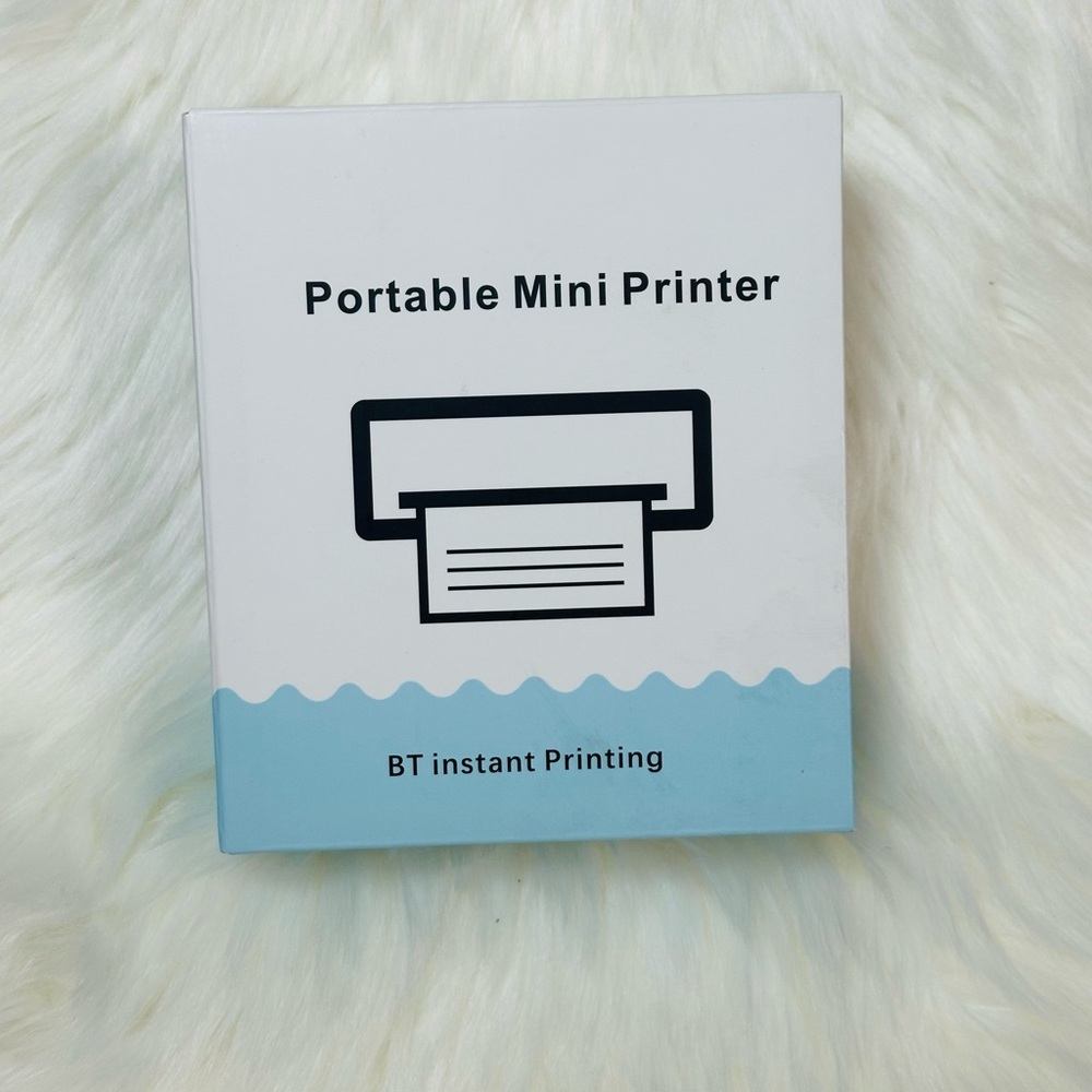 Portable Mini Printer - White